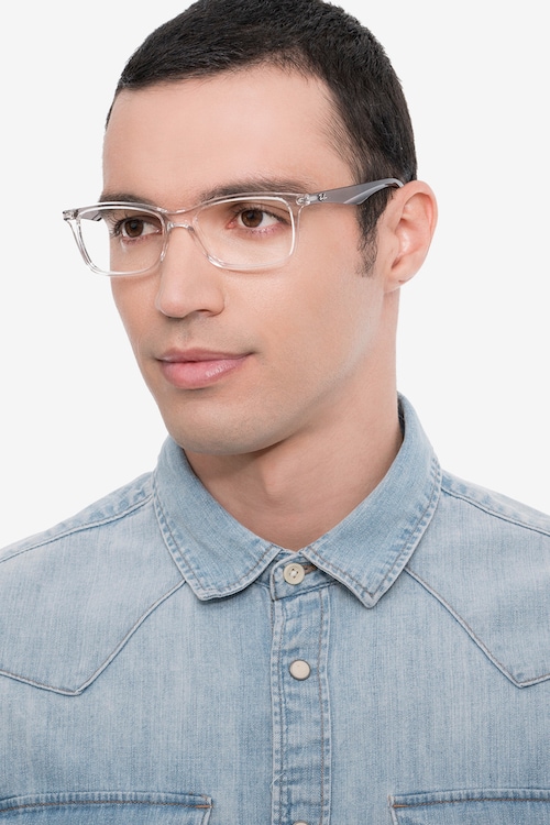ray ban rx7047 clear