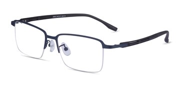 Navy Black Nine -  Metal Eyeglasses