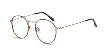 Coffee Wistful -  Lightweight Metal Eyeglasses