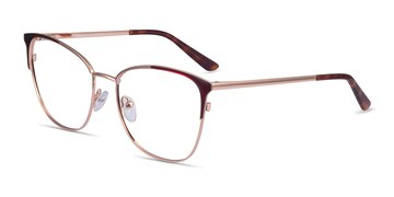 Red Rose Gold Kelsey -  Metal Eyeglasses
