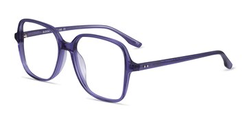 Clear Purple Bloom -  Fashion Acetate Eyeglasses