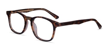 Tortoise Gold Casting -  Acetate Eyeglasses