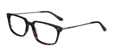 Tortoise Silver Fusion -  Acetate Eyeglasses
