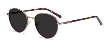 Bronze Span -  Acetate, Metal Sunglasses