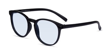Black Deja Vu -  Plastic Sunglasses