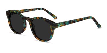 Green Tortoise Coppola -  Vintage Acetate Sunglasses