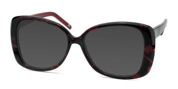 Black Red Marilyn -  Vintage Acétate Lunettes de soleil
