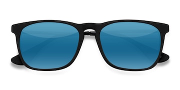 Matte Black Bogota -  Acetate, Metal Lunettes de soleil