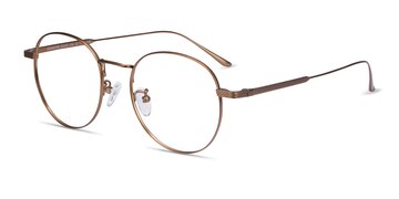 Bronze Geometry -  Lightweight Titanium Eyeglasses