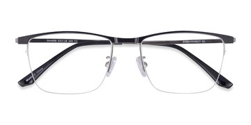 Black Silver Shawn -  Metal Eyeglasses