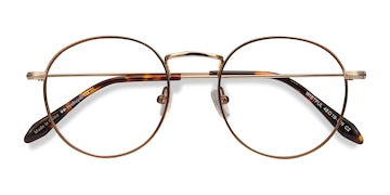 Coffee Wistful -  Lightweight Metal Eyeglasses