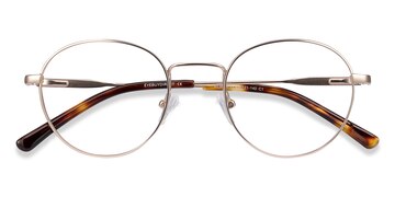 Golden Memento -  Lightweight Metal Eyeglasses