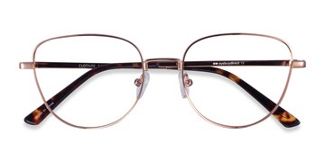 Rose Gold Clotilde -  Metal Eyeglasses