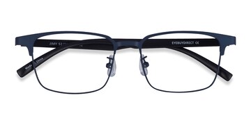 Matte Navy Black Jimy -  Plastic Eyeglasses