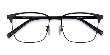 Black Terry -  Plastic Eyeglasses