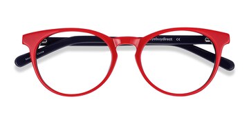 Red & Navy Tradition -  Colorful Acetate Eyeglasses