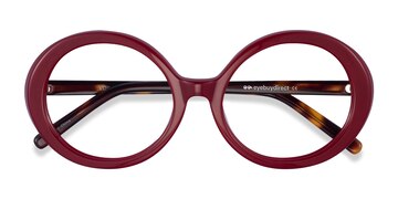 Burgundy Tortoise Voila -  Acetate Eyeglasses