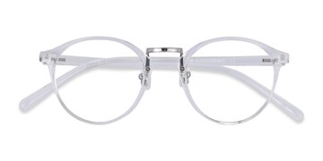 Clear Small Chillax -  Lightweight Plastic, Metal Eyeglasses
