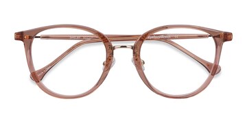 Clear Brown Shelby -  Acetate, Metal Eyeglasses