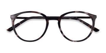 Ivory Tortoise Silver Mindful -  Acetate Eyeglasses