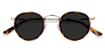 Tortoise Critic -  Vintage Acetate Sunglasses