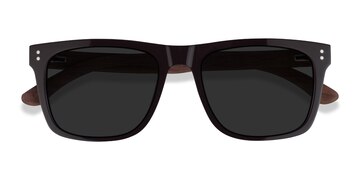 Dark Brown & Wood Grow -  Les boisées Lunettes de soleil