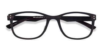 Dark Wood Earth -  Wood Texture Eyeglasses