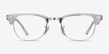 Ray Ban Rb5154 Browline Clear Frame Eyeglasses Eyebuydirect