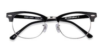 Fyo F1017 browline spectacles B titanium frame Rx prescription eyeglasses for near far sighted transition lenses Des lunettes \u0646\u0638\u0627\u0631\u0627\u062a \u773c\u955c \u773c\u93e1