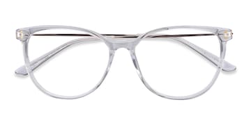 clear frame glasses designer