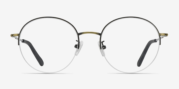 Albee Black Bronze Métal Montures de Lunette de vue