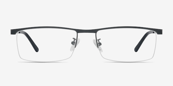 Chute Black Metal Eyeglass Frames