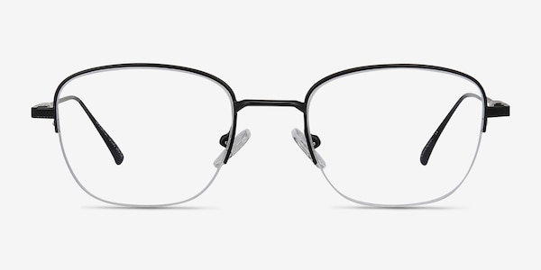 Navigator Noir Métal Montures de Lunette de vue