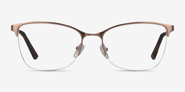 Kira Rose Gold Metal Eyeglass Frames
