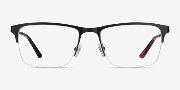 Jasper Noir Métal Montures de Lunette de vue
