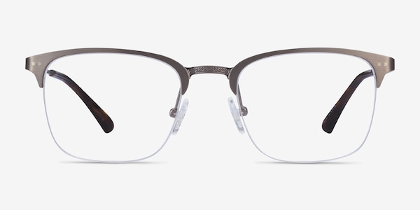Quinton Gunmetal Metal Eyeglass Frames