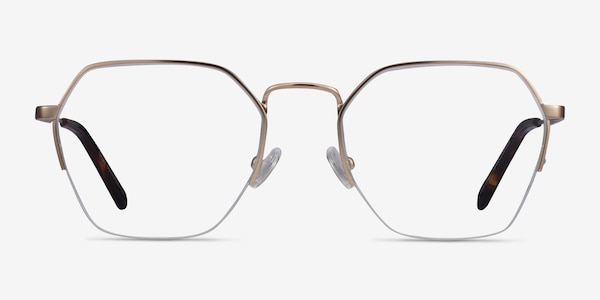 Cruz Rose Gold Metal Eyeglass Frames