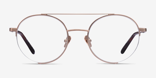 Miller Rose Gold Métal Montures de Lunette de vue