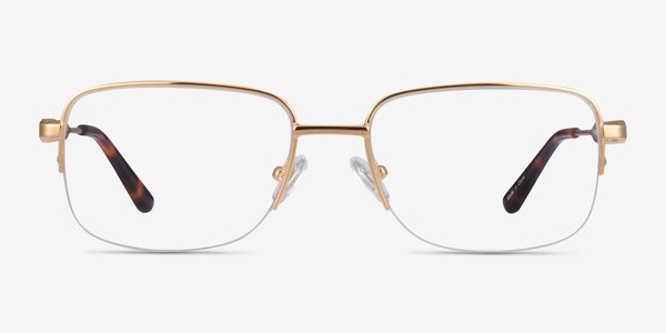 Kanye Doré Métal Montures de Lunette de vue