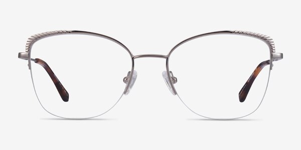 Amande Argenté Métal Montures de Lunette de vue