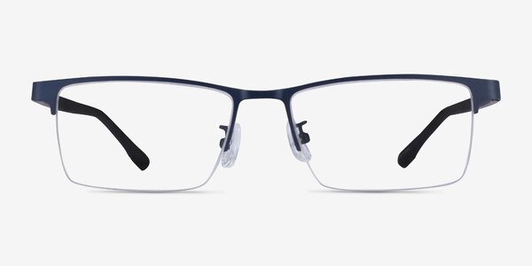 Ceylan Navy Black Métal Montures de lunettes de vue