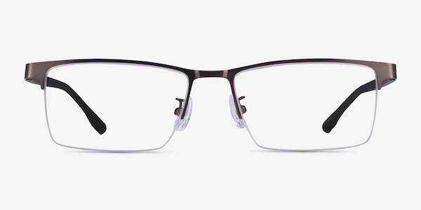 Ceylan Coffee Black Metal Eyeglass Frames
