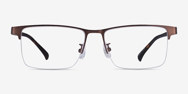 Childeric Brown Tortoise Metal Eyeglass Frames