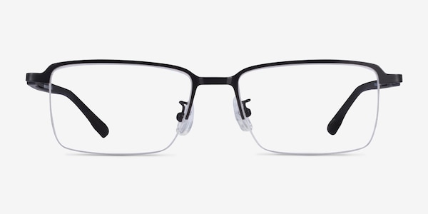 Nine Black Metal Eyeglass Frames