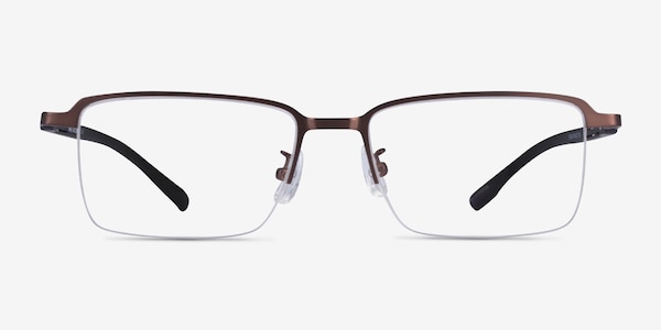 Nine Coffee Black Métal Montures de lunettes de vue