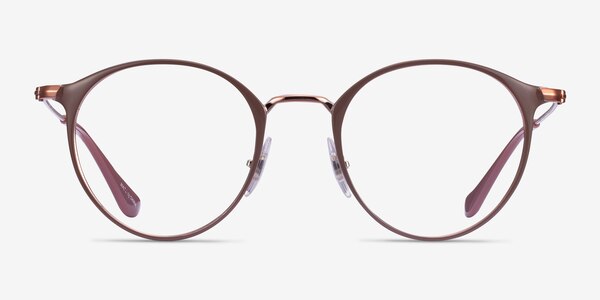 Ray-Ban RB6378 Light Brown Metal Eyeglass Frames