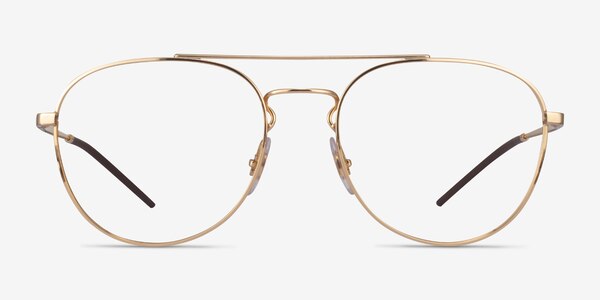 Ray-Ban RB6414 Gold Metal Eyeglass Frames