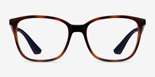 Ray-Ban RB7066 Tortoise Blue Plastic Eyeglass Frames