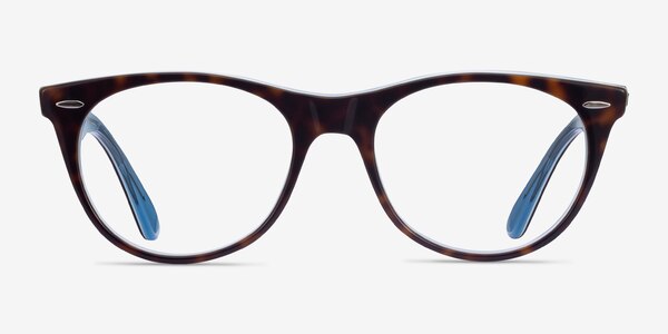 Ray-Ban RB2185V Tortoise Blue Acetate Eyeglass Frames