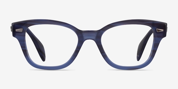 Ray-Ban RB0880 Blue Striped Acetate Eyeglass Frames